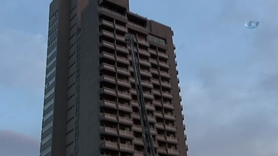 Harbiye Orduevi'nde yangın!