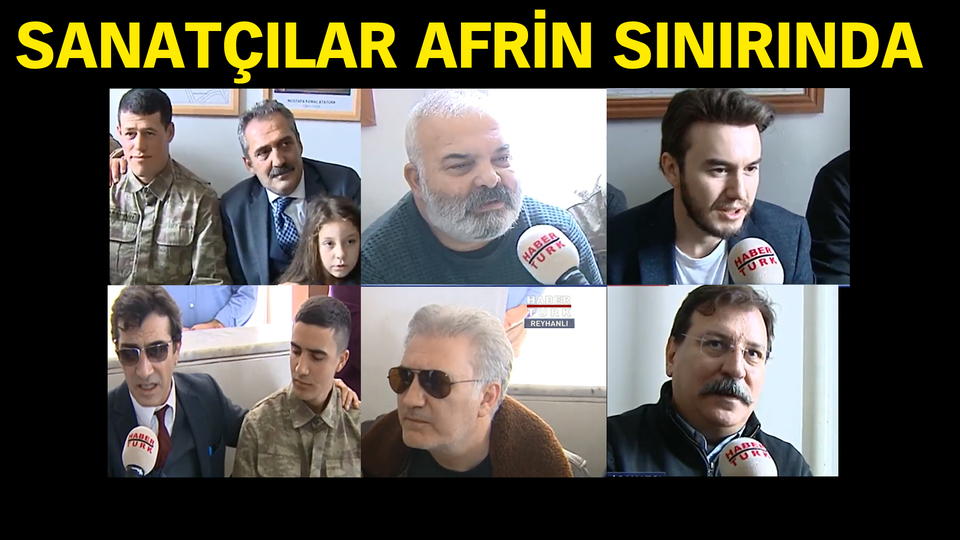 Afrin Harekatı'na sanatçı desteği
