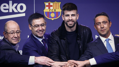 Ali Koç Camp Nou'da sponsorluğu açıkladı