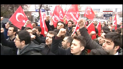 Ankara'da 'Tillerson' protestosu