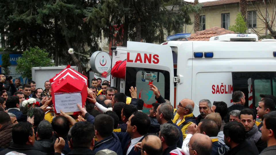 Görev için sınıra gidiyordu! Büşra'ya son veda