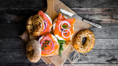 Füme somon sandviç