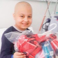 Hasta yatağında minik YouTuber