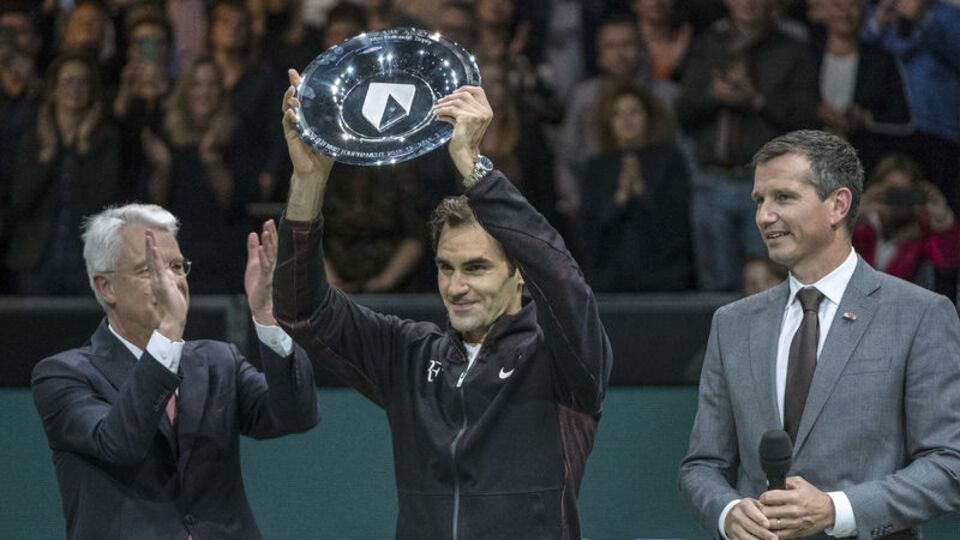 Rotterdam Açık'ta şampiyon Federer