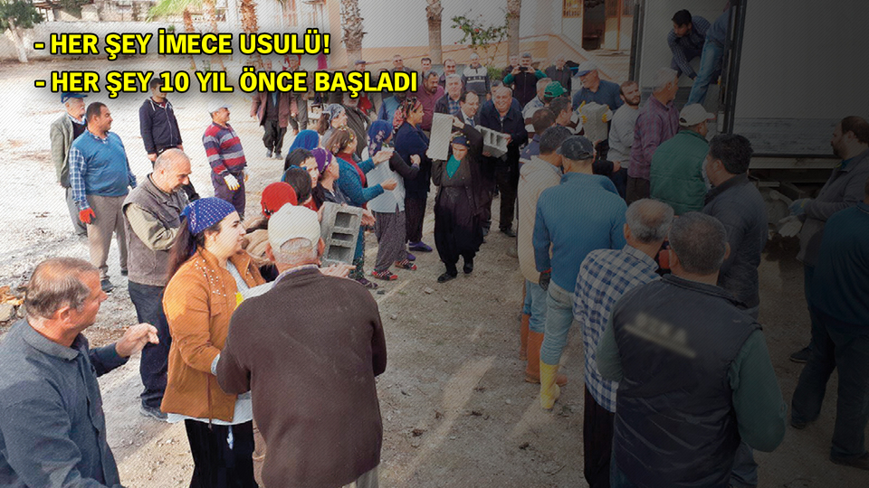 Adana'da 6 köy tek yürek oldu!