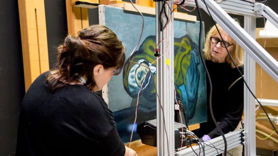 Pablo Picasso'dan tablo içinde tablo