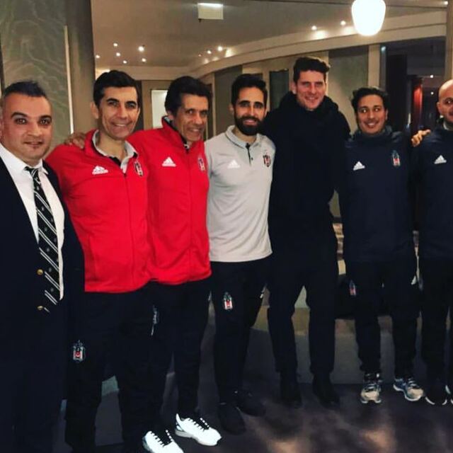 Mario Gomez'den Beşiktaş'a ziyaret