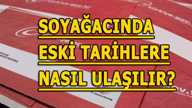 Soyaağacınızda eski tarihler nasıl bulunur?
