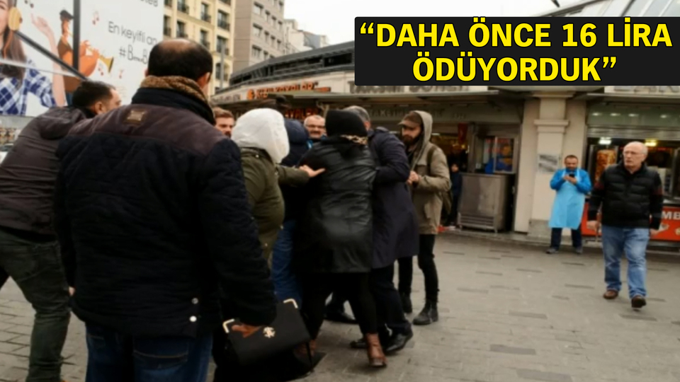 İranlı aileden taksiciye 'fazla ücret' dayağı