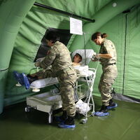 TSK'dan sınıra seyyar hastane