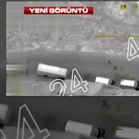 Afrin'den yeni görüntüler! TSK, sivillerin ayrılmasını bekledi, terör hedeflerini vurdu