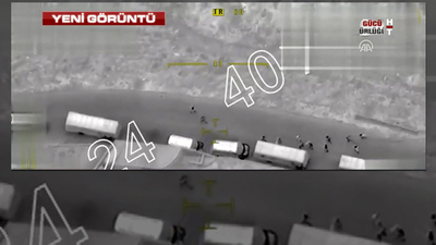 Afrin'den yeni görüntüler! TSK, sivillerin ayrılmasını bekledi, terör hedeflerini vurdu