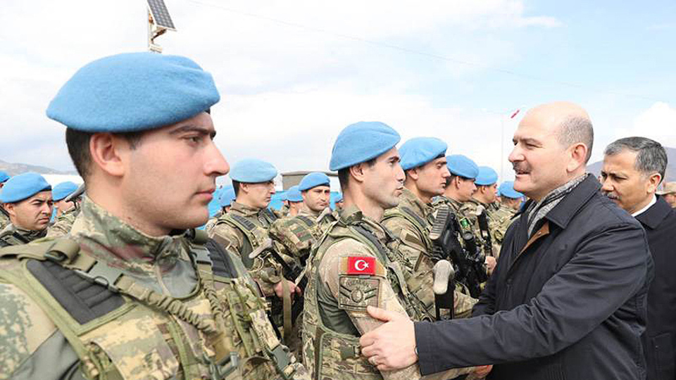 Bakan Soylu Müşterek Görev Merkezi'nde