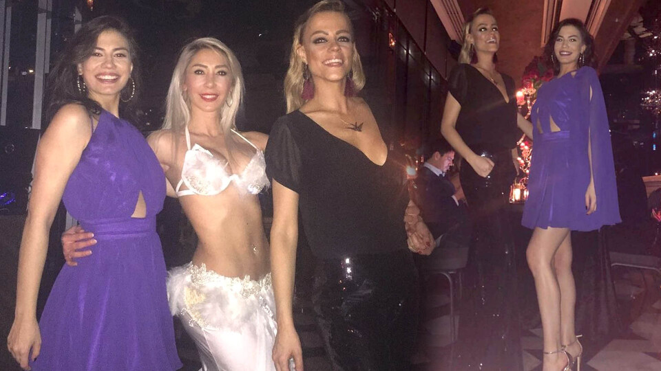 25'inci yaşını dansözle kutladı