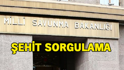 Şehit sorgulama listeleri ne zaman açılacak?