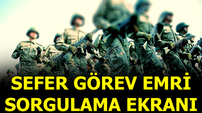 Sefer Görev Emri sorgulama nasıl yapılır?