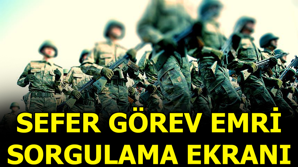 Sefer Görev Emri sorgulama nasıl yapılır?
