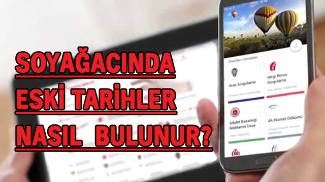 Soyağacı sorgulamasında eski tarihler nasıl bulunur?