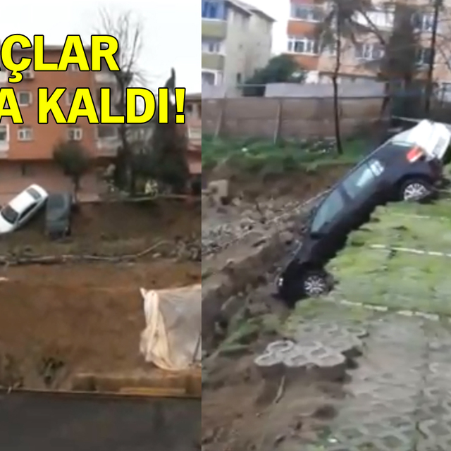 Kadıköy'de toprak kayması! Bina boşaltıldı