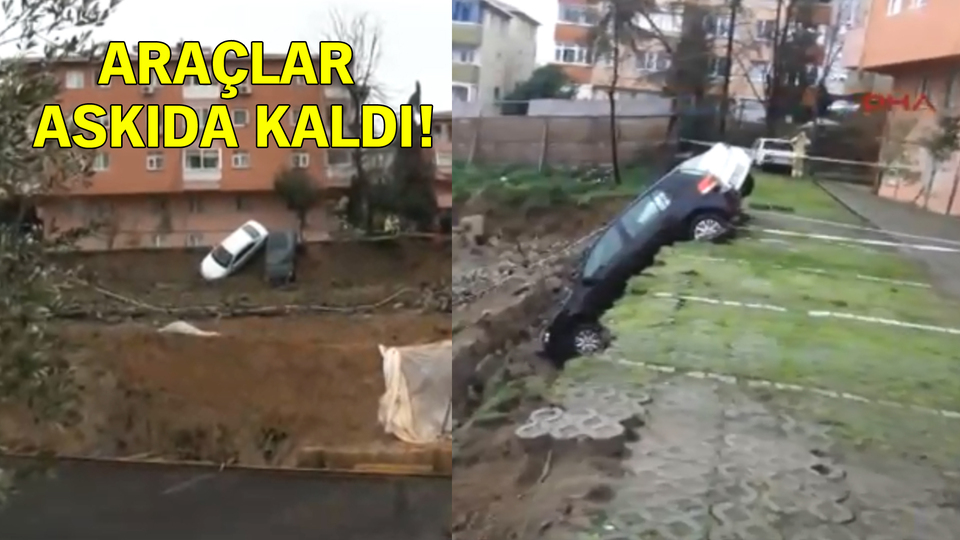 Kadıköy'de toprak kayması! Bina boşaltıldı