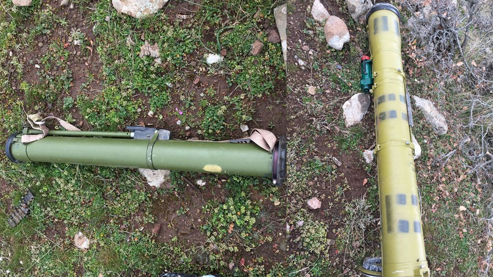 Afrin'de teröristlerin kaçtıkları köyde ele geçirildi