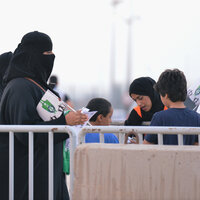 Suudi Arabistan'da kadınlar ilk defa maratona katıldı