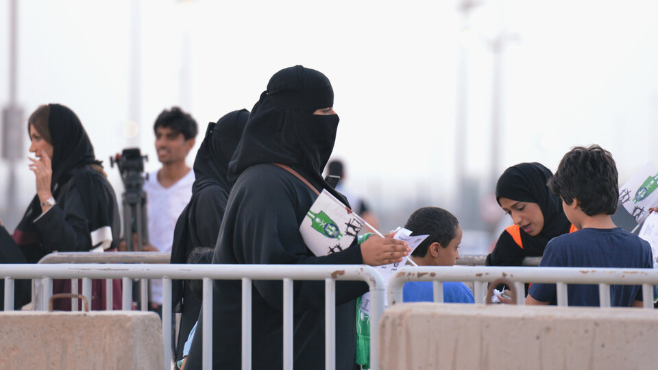 Suudi Arabistan'da kadınlar ilk defa maratona katıldı