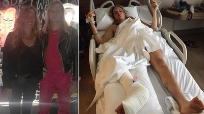 Oğlu kazayı ucuz atlattı!