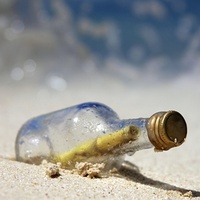 Dünyanın en eski şişe mesajı bulundu