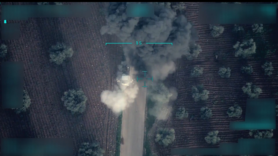 Bombalı tuzak kurmuşlar! TSK'nın keşif yapan İHA'sı görüntüledi