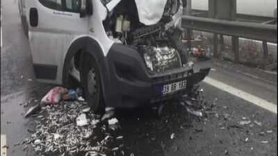 TEM'de feci kaza! 1 ölü