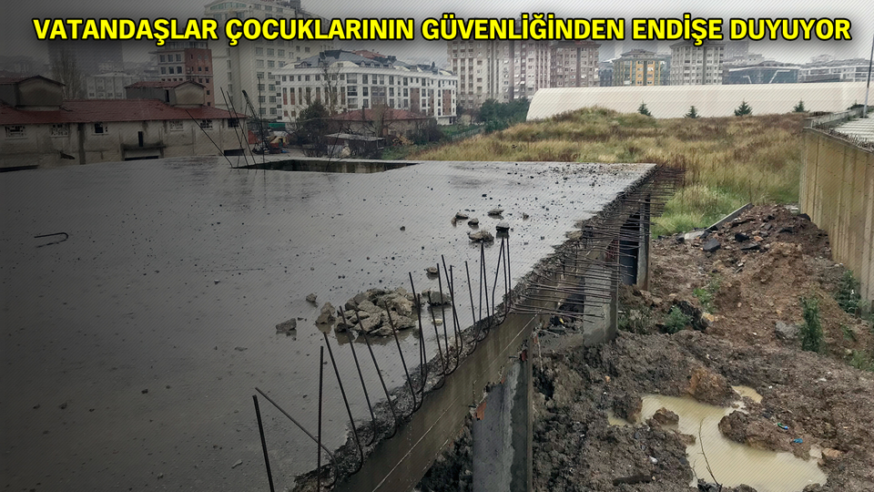 Maltepe'de korku saçan inşaat