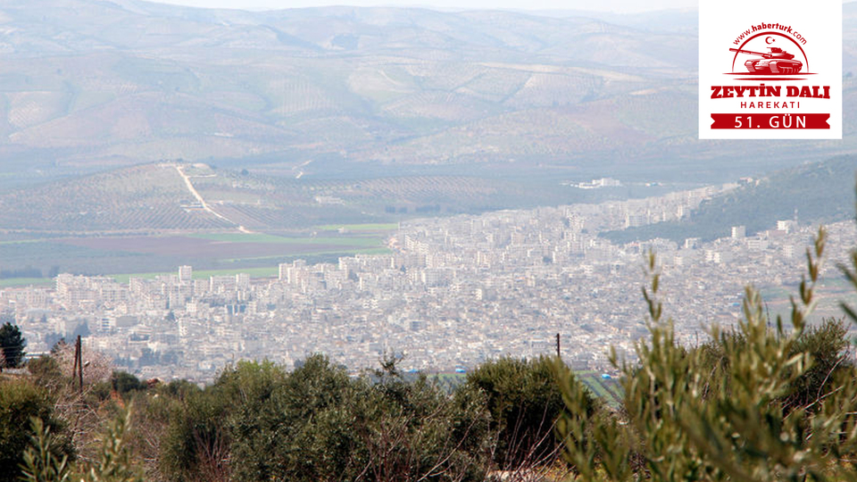 Afrin'de stratejik bölgeler teröristlerden temizlendi