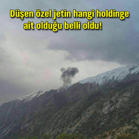 Özel Türk jeti İran’da düştü!