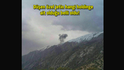 Özel Türk jeti İran'da düştü!
