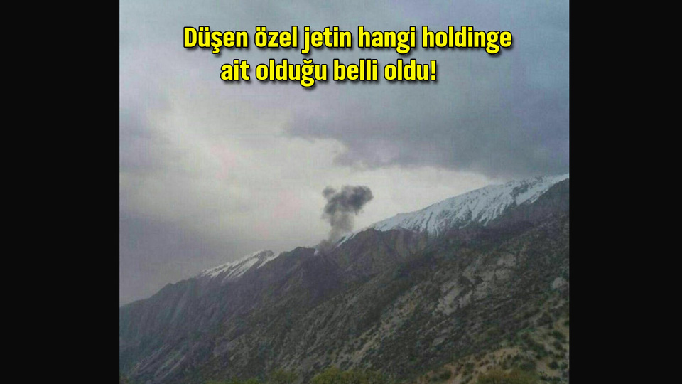 Özel Türk jeti İran'da düştü!