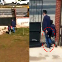 Velayet dehşeti! O anlar kamerada