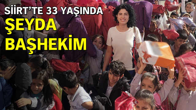 Siirt'te 33 yaşında Şeyda Başhekim