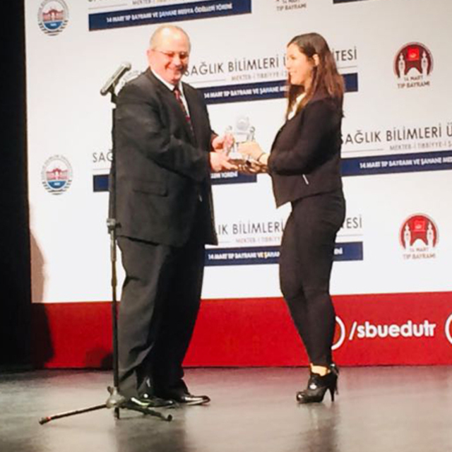 Sağlık Bilimleri Üniversitesi'nden HABERTURK.COM'a ödül