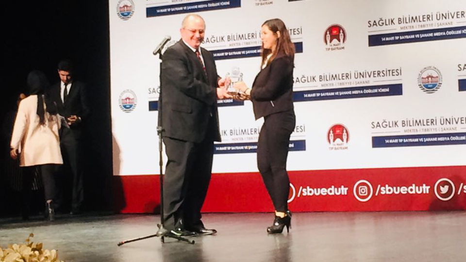 Sağlık Bilimleri Üniversitesi'nden HABERTURK.COM'a ödül