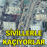 Sivillerle kaçıyorlar