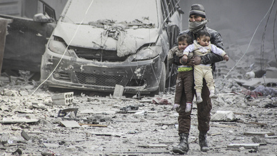 Doğu Guta'da pazar yerine saldırı: Çok sayıda ölü var!