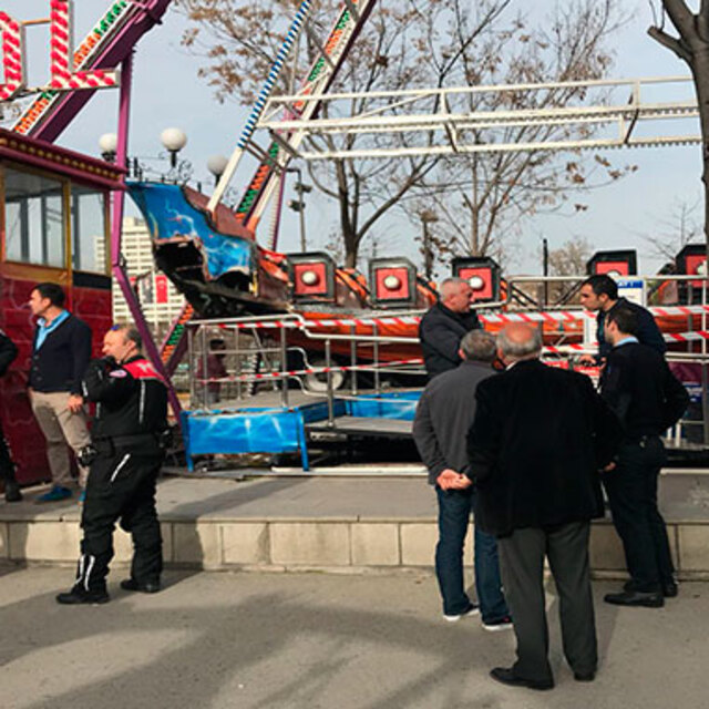 Lunaparkta korku dolu anlar!