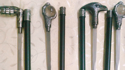 Tarihi eser operasyonunda suikast bastonu ele geçirildi!