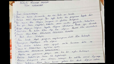 Cezaevinden kadınlara seslendi: Korku ölüm getiriyor, korkmayın