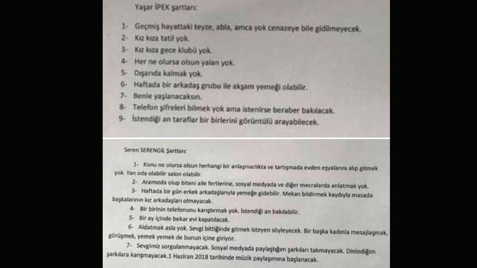 Şartlı barışma! Avukatları aracılığıyla birbirlerine yasak koydular