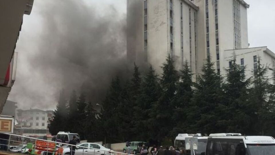 Ordu Devlet Hastanesi'nde yangın! Hastalar tahliye edildi