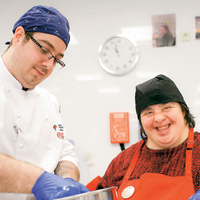 Down sendromlu çocuklara gastronomi atölyesi