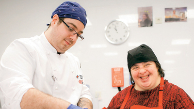 Down sendromlu çocuklara gastronomi atölyesi