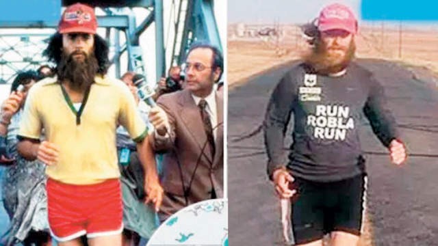 Emekli asker Forrest Gump'ın rekorunu kırdı!